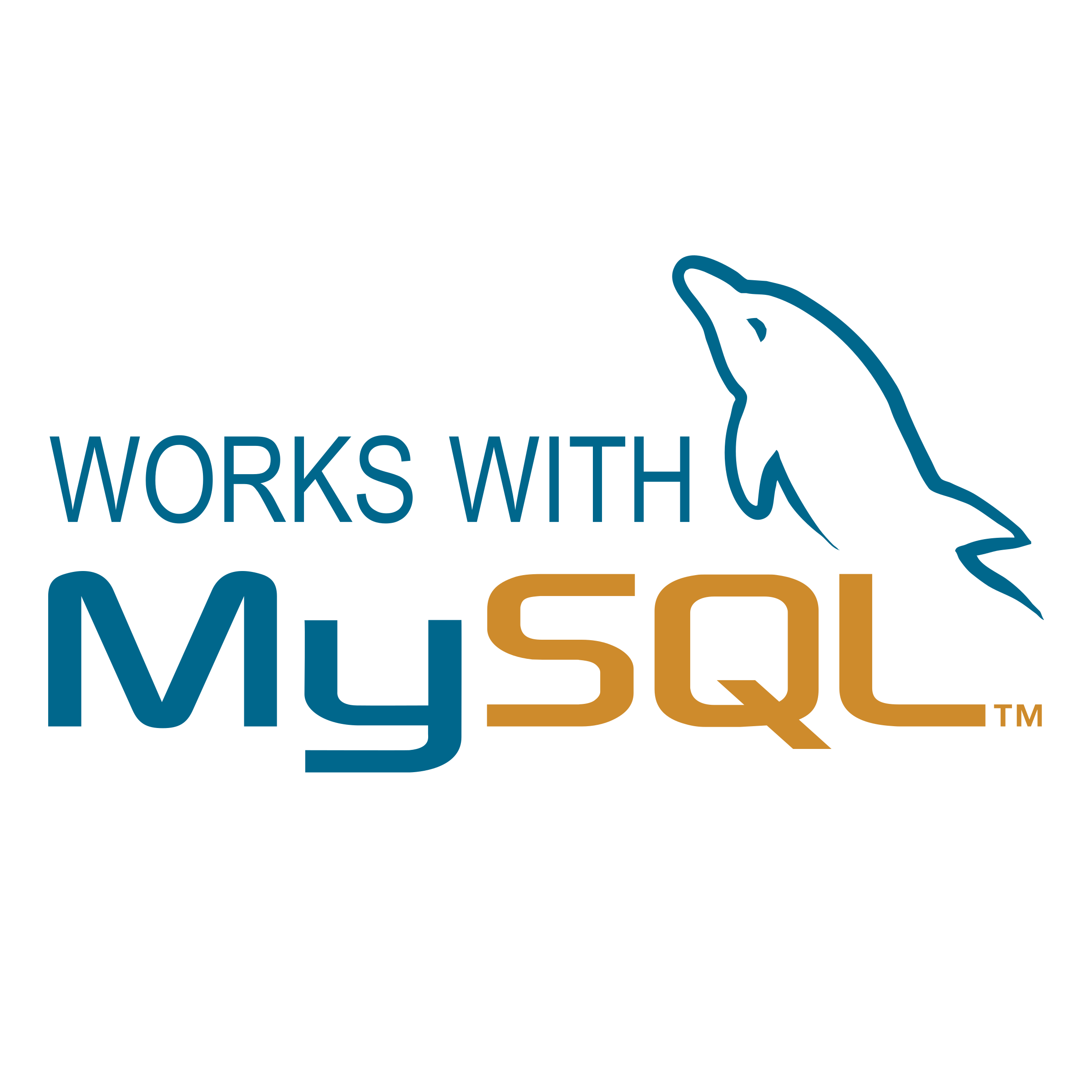 Logo langage de programmation MySQL pour la création de site Internet avec base de données