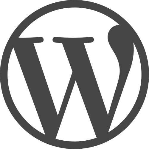 Logo du CMS Wordpress - Création de site Internet avec un CMS