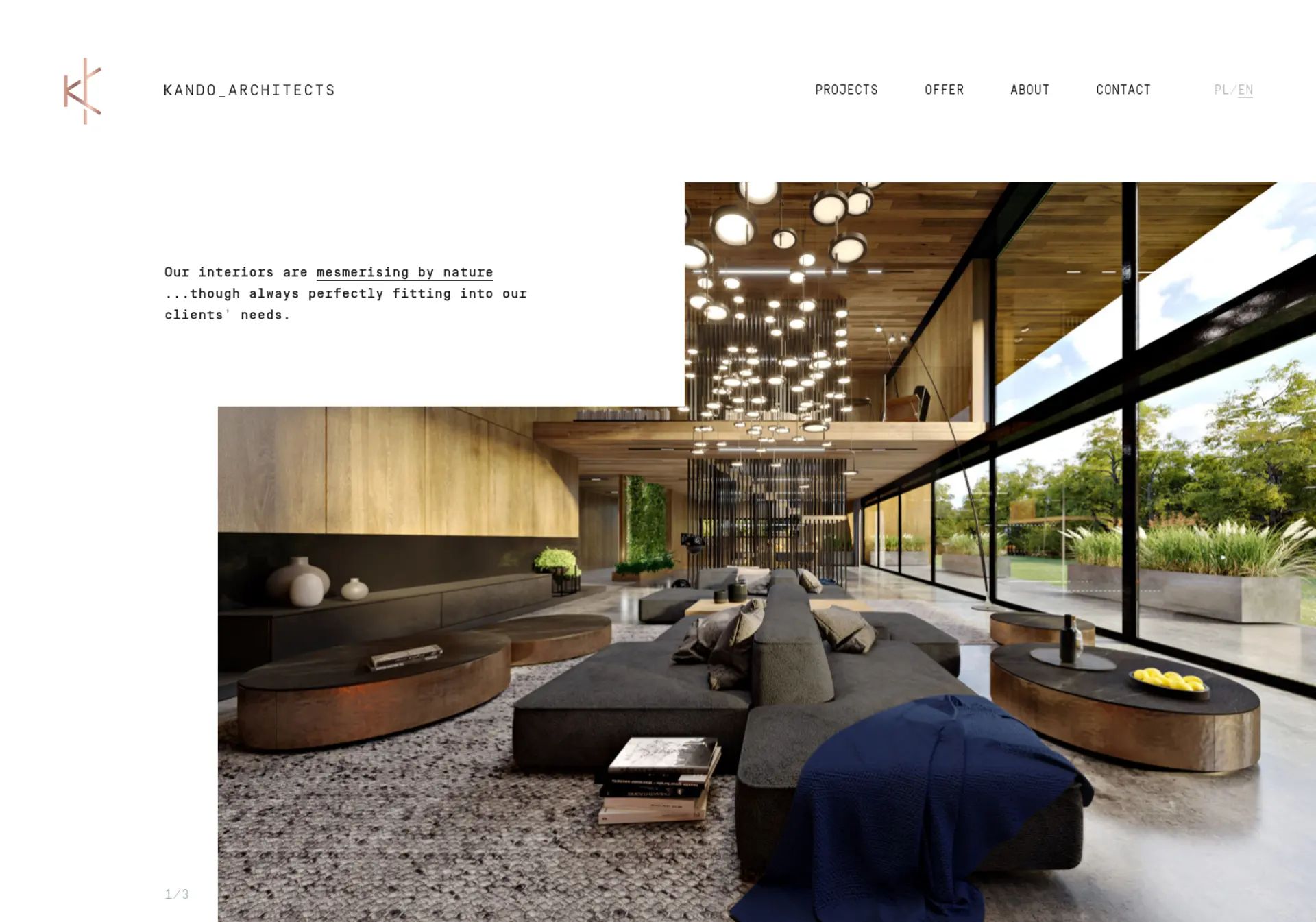 Image représentant un site internet pour cabinet d'architecture