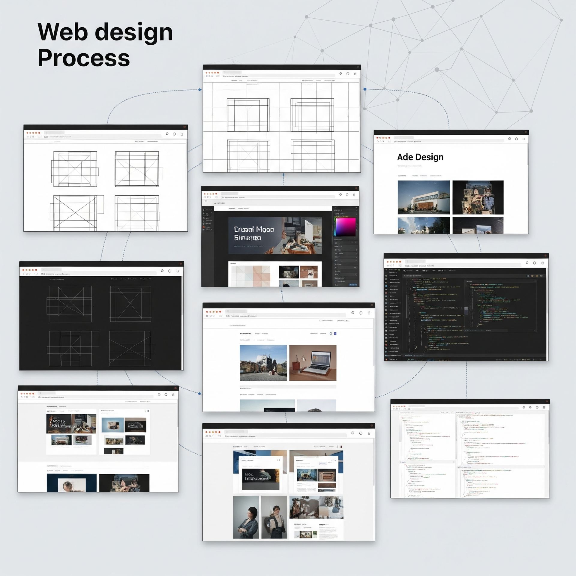 Processus de création de site web