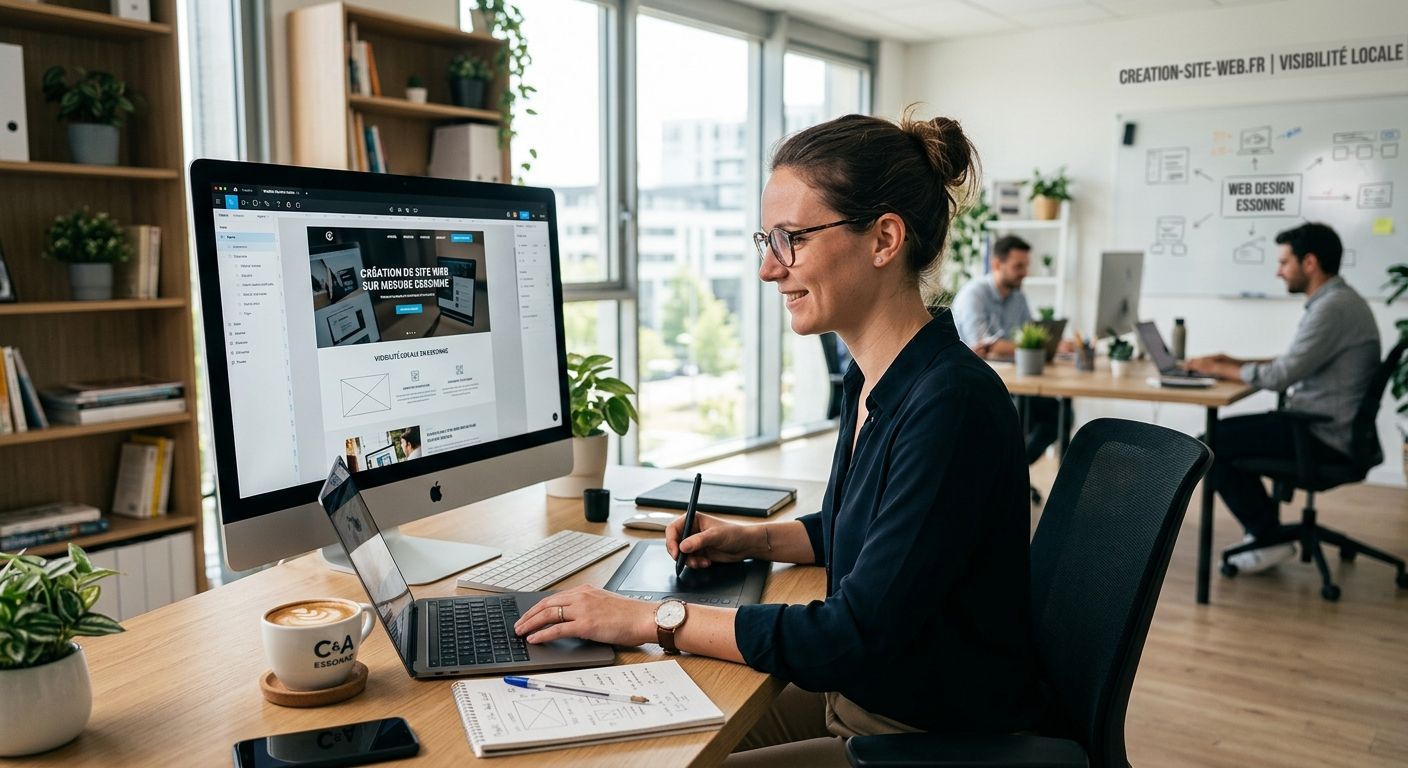 Création de Site Web Sur Mesure en Essonne : Votre Atout Unique pour la Visibilité Locale